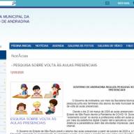 Governo de Andradina realiza pesquisa sobre volta às aulas presenciais