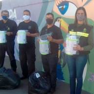 Confeccionados pelo IFMS, protetores faciais garantem mais proteção a servidores do semiaberto de Três Lagoas