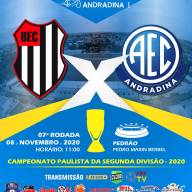 Domingo Andradina Esporte Clube joga contra o Bandeirante de Birigui na casa do adversário