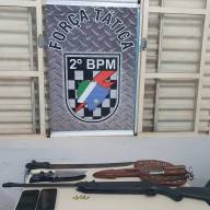 Polícia Militar prendeu 04 homens armados que pretendiam abater gado em Três Lagoas