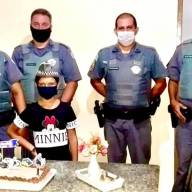 NA TERRA DO REI DO GADO Fã da polícia militar tem aniversário especial !!!