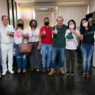 Novo Governo de Andradina recebe voluntários da Casa Rosa