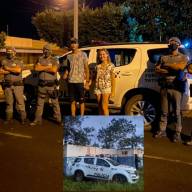 Força Tática de Andradina localiza motocicleta furtada no campo do bairro Pereira Jordão