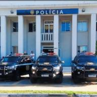DEIC de Araçatuba recebe cinco viaturas blindadas
