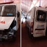 Ambulância de Nova Independência que matou paciente vai a leilão com outros 16 veículos