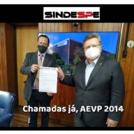 SINDESPE pede ao Presidente da ALESP que interceda junto ao poder executivo, pela contratação dos AEVPs oriundos do concurso 2014