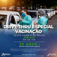 Terra do Rei do Gado vai ter drive-thru especial de vacinação no feriado de sexta feira