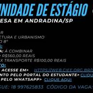 Na Terra do Rei do Gado estágio em Arquitetura e Urbanismo e Engenharia Civil