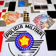 Força Tática de Andradina prende desocupado por tráfico de drogas na avenida Moura Andrade