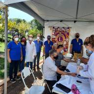 LIONS CLUBE ANDRADINA SUL REALIZOU FEIRA DE SAÚDE NA PRAÇA MOURA  ANDRADE