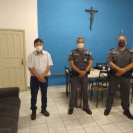 PREFEITO DE LAVÍNIA RECEBEU VISITA DA POLÍCIA MILITAR