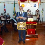 Sereníssimo Gerson Magdaleno do GOB-SP faz palestra na Loja Estela D´Oeste Nº 418 Oriente de Ribeirão Preto