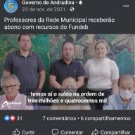 Rateio do Fundeb gera polêmica em Andradina
