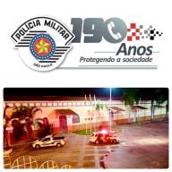 Noite de domingo, Polícia Militar de Andradina combatendo o porte e uso de drogas no Centro Cultural