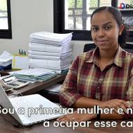 Em Mirandópolis Diretora do Departamento de Finanças e Controle Interno Jéssica Soares