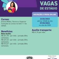 Prefeitura de Pereira Barreto abre vagas de estágio para estudantes do Ensino Médio, Técnico e Superior