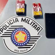 Rádio Patrulha de Andradina prendeu autor de furto de celular e dois mil reais de uma conveniência