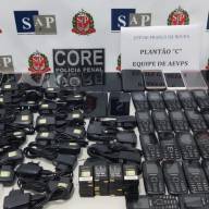 Policiais penais trocam tiros com criminosos e apreendem dezenas de celulares ao lado do CPP de Franco da Rocha