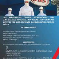 Vagas de Jovem Aprendiz na SWIFT e JBS Andradina