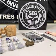 Polícia Civil prende homem por tráfico e fecha boca de fumo no bairro Paranapungá em Três Lagoas