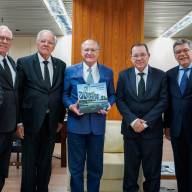 Grão-Mestre Geral do GOB e comitiva são recebidos em audiência com o Vice-Presidente da República Geraldo Alckmin