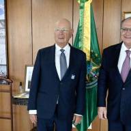 Alckmin discute bioeconomia com presidente do Fórum Econômico Mundial