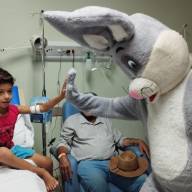 Pacientes da Santa Casa de Araçatuba recebem chocolates em ação realizada por voluntários