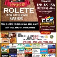 PORCO NO ROLETE: A MAIS TRADICIONAL FESTA GASTRONÔMICA DE ANDRADINA  ACONTECE EM SETEMBRO