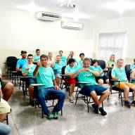 ALUNOS DA APAE DE ANDRADINA PASSAM A MANHÃ NA SEDE DO 28º BPM/I