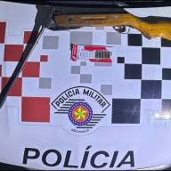 POLÍCIA MILITAR DE PENÁPOLIS ATUA EM OCORRÊNCIA DE VIOLÊNCIA DOMÉSTICA E APREENDE ARMA DE FOGO