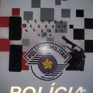 POLÍCIA MILITAR PRENDE HOMEM POR PORTE ILEGAL DE ARMA DE FOGO E DISPARO DE ARMA DE FOGO EM ARAÇATUBA