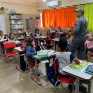 Programa “Bombeiro na Escola” orienta alunos sobre prevenções e primeiros socorros em Castilho