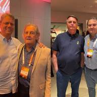 Nova Independência Família Toniello se encontra com governador Tarcísio e ex-presidente Bolsonaro na Agrishow