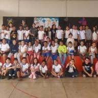 POLÍCIA MILITAR DE ANDRADINA REALIZA PALESTRA NA ESCOLA LEONOR SALOMÃO