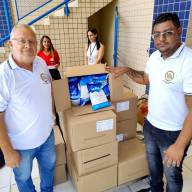 Grande Oriente do Brasil de São Paulo realiza doação de 500 kg Leite em pó