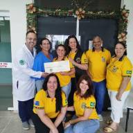 Lions Clube doa mais de 8 mil reais para Santa Casa de Tupi Paulista