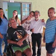 Prefeito de Castilho visita Asilo Betel para acompanhar funcionamento
