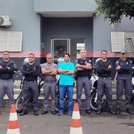 Rádio Patrulha com Motocicletas faz treinamento no Quartel da Polícia Militar de Andradina