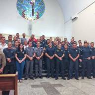 Agentes de Segurança participam de missa em Araçatuba