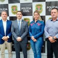 Prefeita de Birigui discute reforma da Delegacia Sede em visita a São Paulo