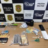 PC e PM prendem 5 traficantes de droga durante “Operação Folia” na cidade de Andradina-SP