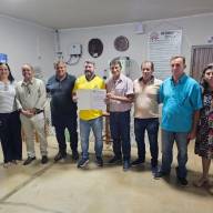 Prefeito Cristiano Eleotério de Murutinga recebe Deputado Major Mecca em Andradina