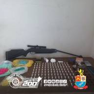 Polícia Militar de Birigui prende morador do bairro Candeias por tráfico de drogas