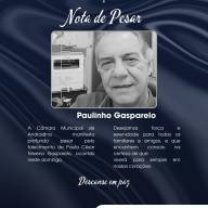 Câmara de Andradina chora a perda do ex-servidor Paulo Gasparelo