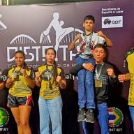 Equipe Lycans Club de Três Lagoas conquista seis medalhas no campeonato estadual de Muay Thai em Brasília