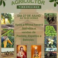 Em Andradina Timborezinho celebra a Missa do Agricultor com sorteios, comidas típicas e ação entre amigos