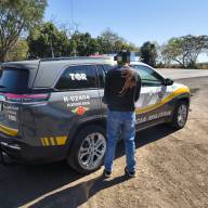 TÁTICO OSTENSIVO RODOVIÁRIO PRENDE PROCURADO DA JUSTIÇA EM RODOVIA DE BRAUNA