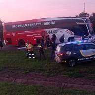 Ônibus de São Paulo para Andradina se envolve em acidente em Avanhadava e fere 06 passageiros