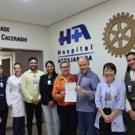 Hospital Auxiliadora de Três Lagoas recebe visita do deputado estadual Junior Mochi e da vereadora Evalda Reis