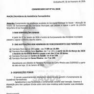 REDUZIR O FUNCIONAMENTO DAS FARMÁCIAS PÚBLICAS DE ANDRADINA VAI NA CONTRAMÃO DA MELHORIA DA SAÚDE, SEGUNDO O CONSELHO REGIONAL